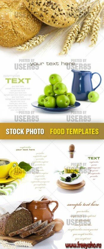    | Stock Photo - Food Templates