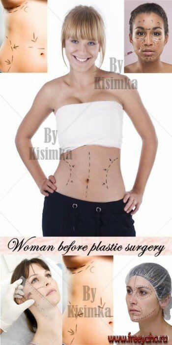     -   | Woman & plastic surgery clipart