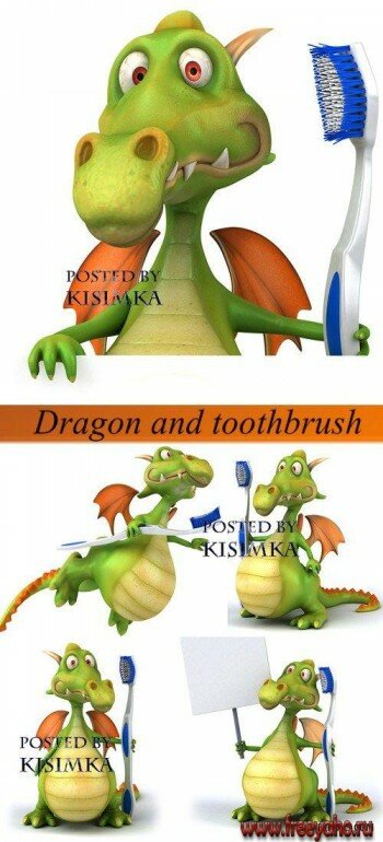      -     | Dragon and toothbrush