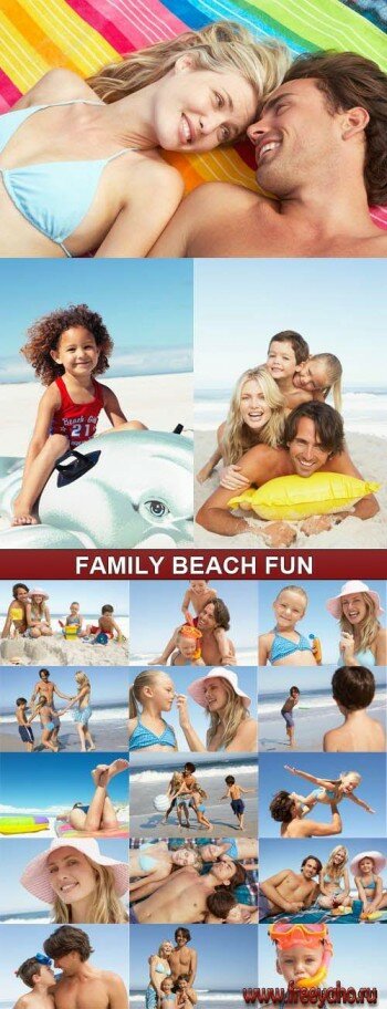 ������� ����� �� ������� ����� - ��������� ������� | Veer Fancy - Family Beach Fun