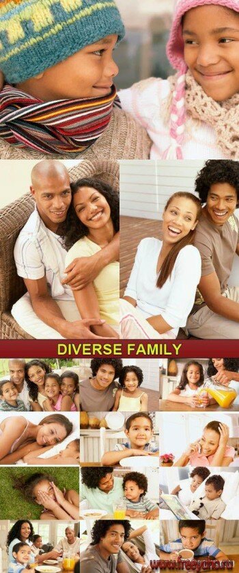   -  | Stock Photo - Diverse Family