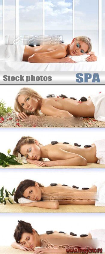   - -   | Woman & Spa therapy clipart