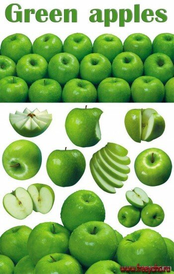 Green apples |  