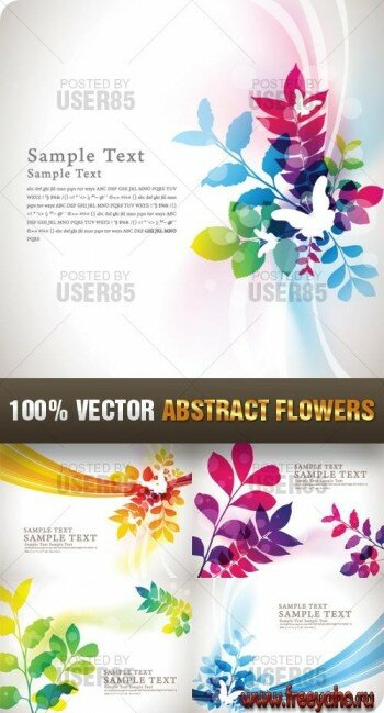        | Vector flower backgrounds