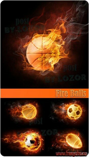   -        | Fire & flame - Balls clipart