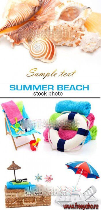     -  | Summer beach ans objects