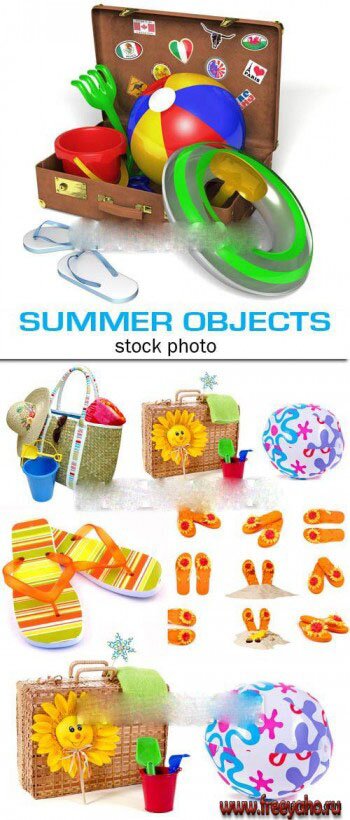     -     | Summer beach objects