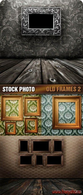       -   | Old wooden & gold frames