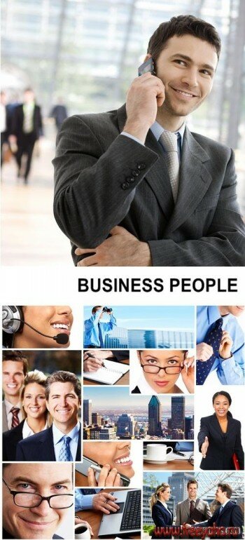 Люди и бизнес - растровый клипарт | Business people clipart