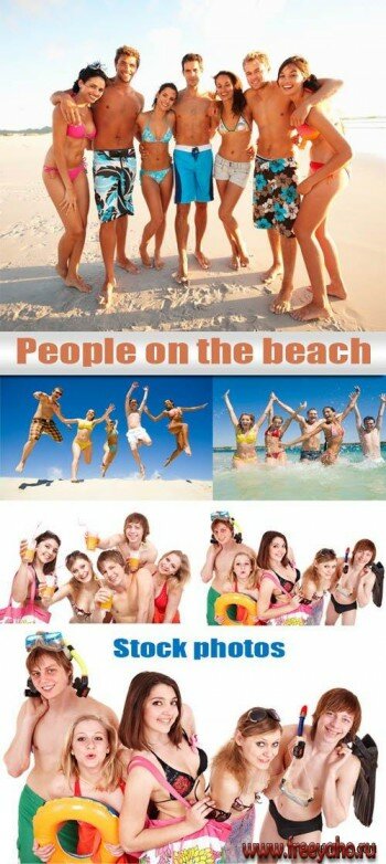    | People on the beach