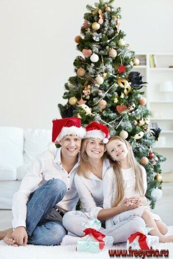       -    | Happy Christmas family, tree & rabbit