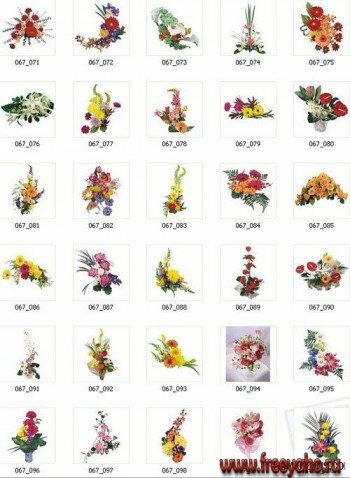 IZ078 Bouquets of flower |  