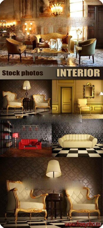     -   | Vintage interior clipart