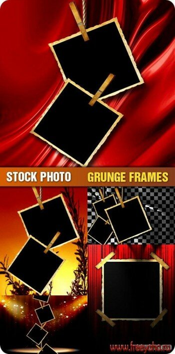 Stock Photo - Grunge Frames |   
