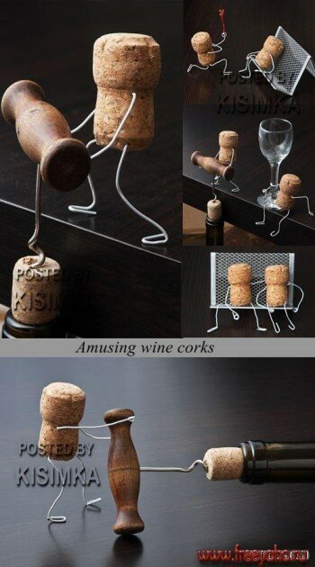     -   l Stock Photo - Amusing wine corks