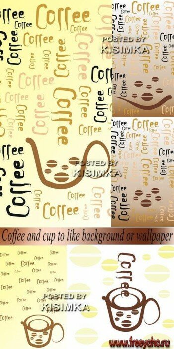     | Coffee vector backgrounds 4