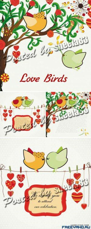   -   | Love vector birds