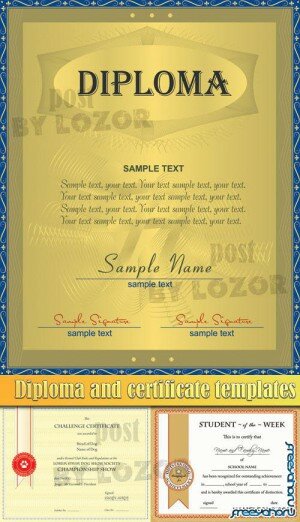       | Certificate & diploma Templates 5