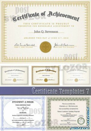       | Certificate & diploma Vector Templates 2