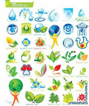       | Ecology vector symbols