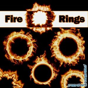 6 Fire Ring Brushes