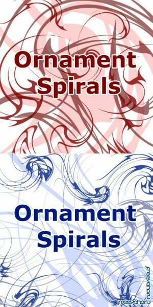 Ornament Spirals Brushes