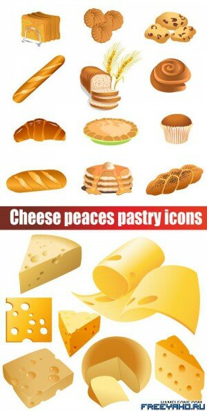    -   | Bread & Cheese vector clipart