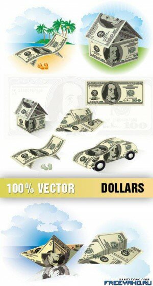 Stock Vector - Dollars |     