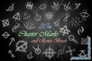 32 Charter Mark Runes PS Brush
