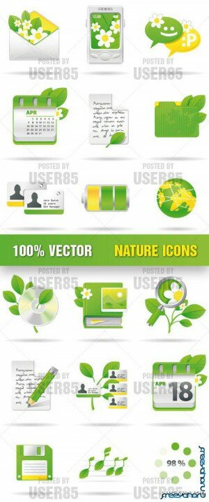     | Stock Vector - Nature Icons