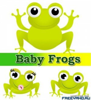   -   | Vector Happy Frogs