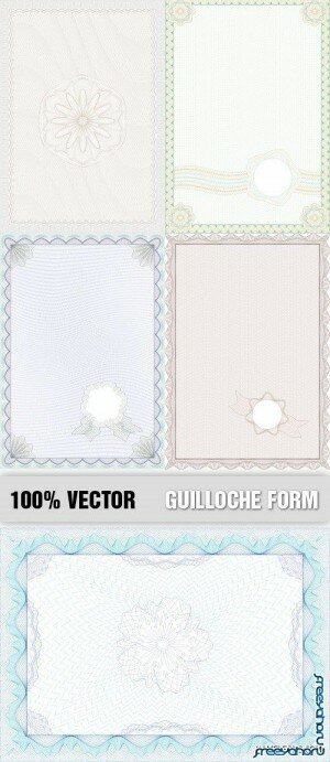   | Stock Vector - Guilloche Form