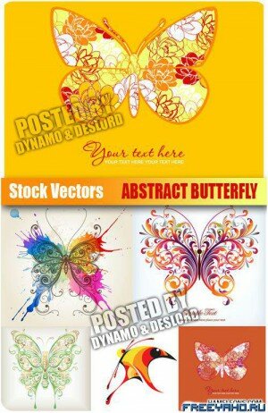   -    | Vector flower butterfly