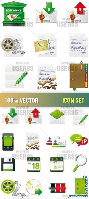   | Stock Vector - Icon Set
