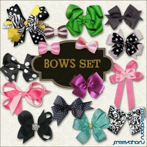 Scrap-kit - Bows Set #1