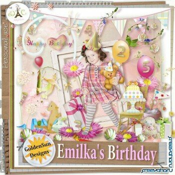 Scrap kit Emilkas Birthday
