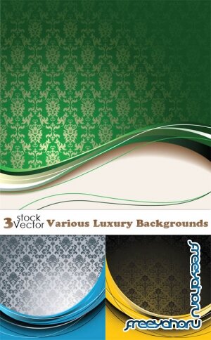 Various Luxury Backgrounds Vectors