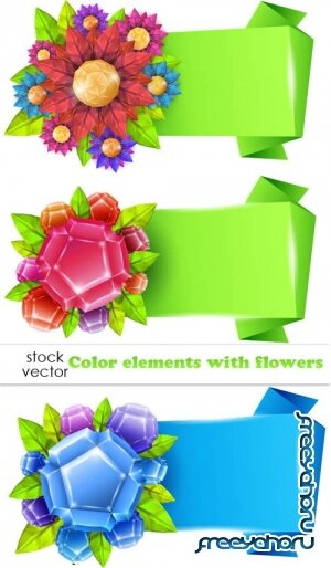   - Color elements with flowers
