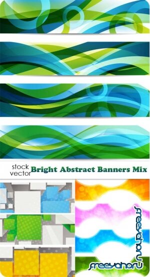   - Bright Abstract Banners Mix