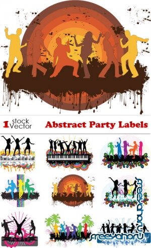 Vectors - Abstract Party Labels