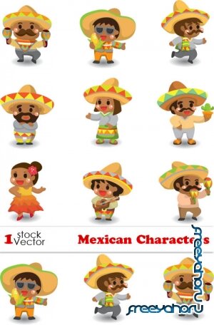 Vectors - Mexican Characters
