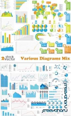 Vectors - Various Diagrams Mix