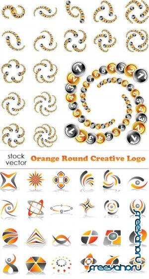   - Orange Round Creative Logo