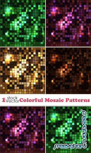 Vectors - Colorful Mosaic Patterns
