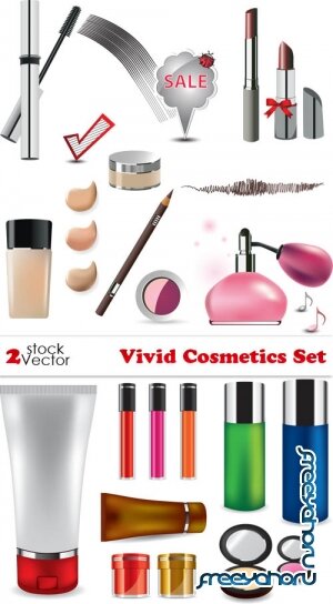Vectors - Vivid Cosmetics Set