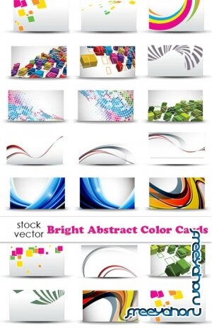   - Bright Abstract Color Cards