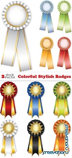 Vectors - Colorful Stylish Badges