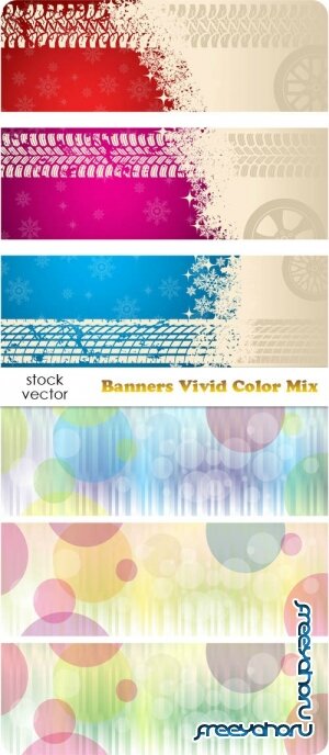   - Banners Vivid Color Mix