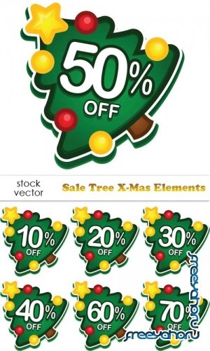   - Sale Tree X-Mas Elements