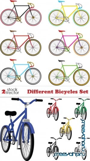 Vectors - Different Bicycles Set